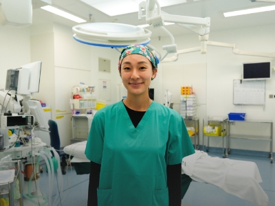 What happens when a patient goes under anaesthesia?