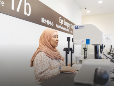 A simpler way to test vision at NUH