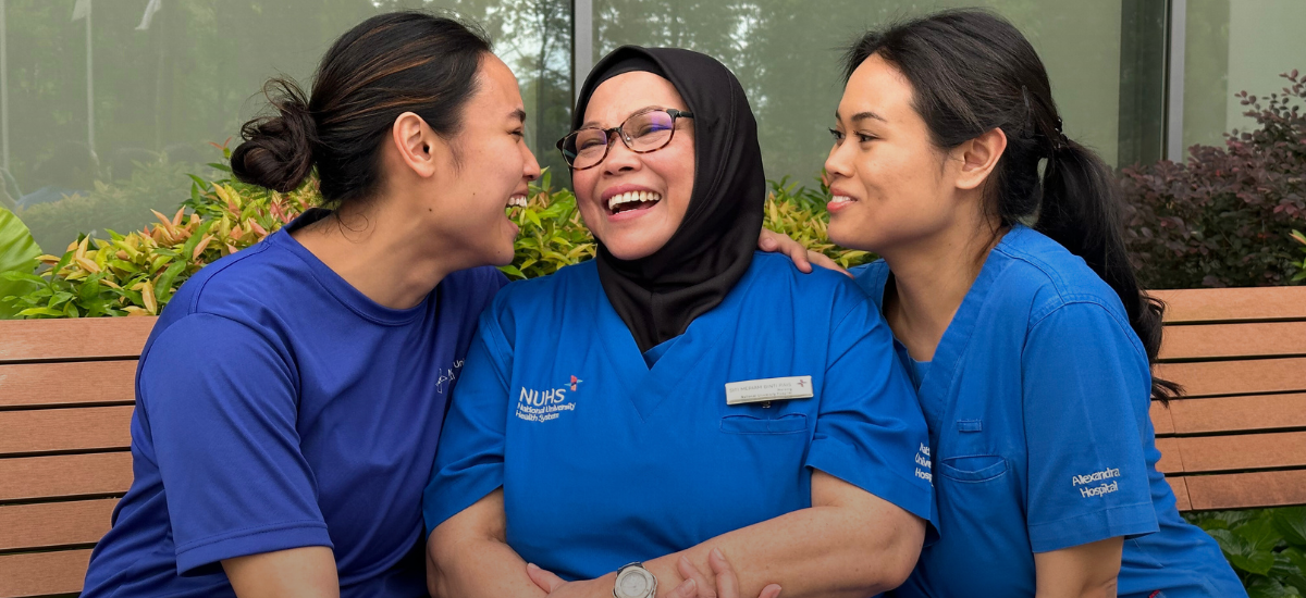 The nurse who inspired her daughters to follow in her footsteps