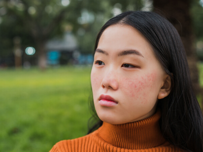 Redness on the face: How to treat rosacea