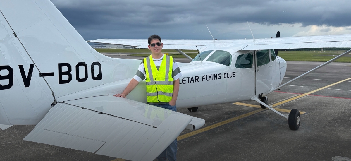 The doctor-pilot who never stops learning