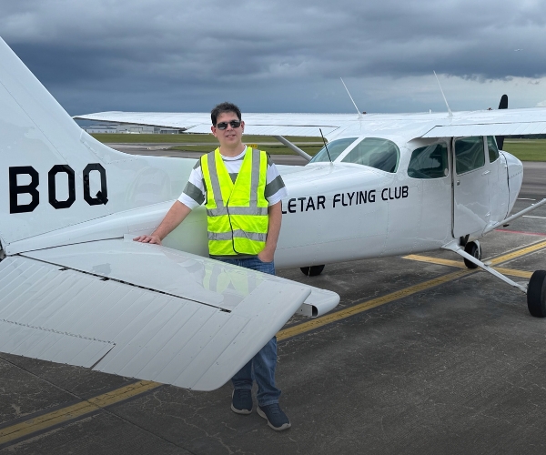 The doctor-pilot who never stops learning